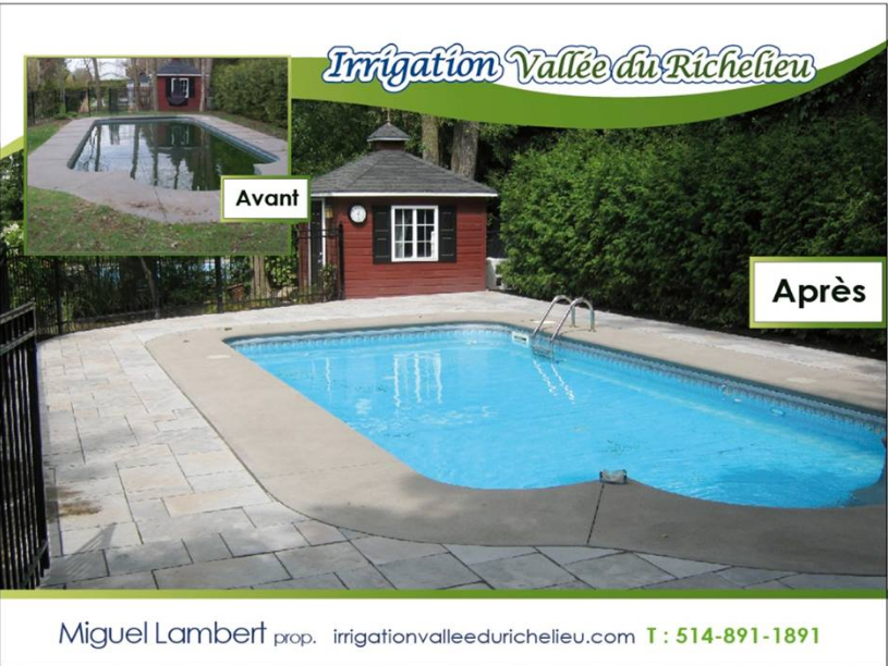 Irrigation Vallée du Richelieu | 110 Rang de la Côte Double, Sainte-Angèle-de-Monnoir, QC J0L 1P0, Canada | Phone: (514) 891-1891