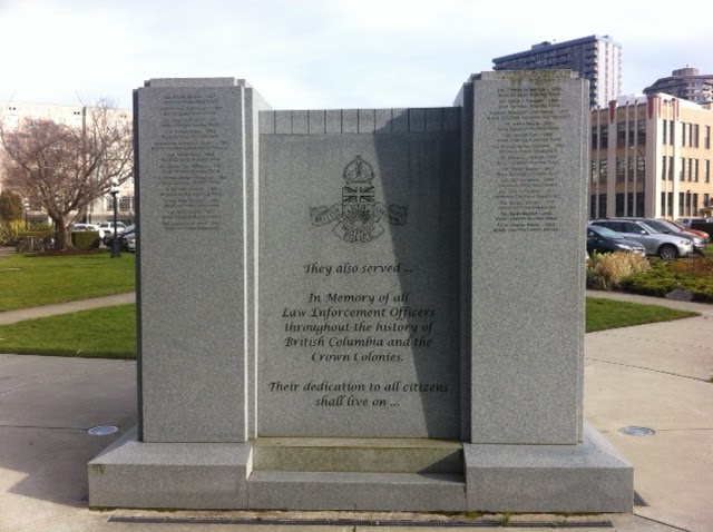 BC Law Enforcement Memorial | 401 Menzies St, Victoria, BC V8V 2H2, Canada | Phone: (604) 835-7045