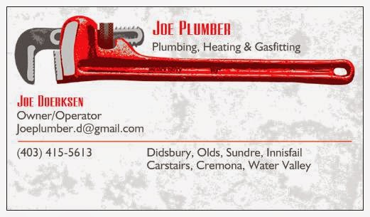 Joe Plumber | 2950, 2134 18 Ave, Didsbury, AB T0M 0W0, Canada | Phone: (403) 415-5613