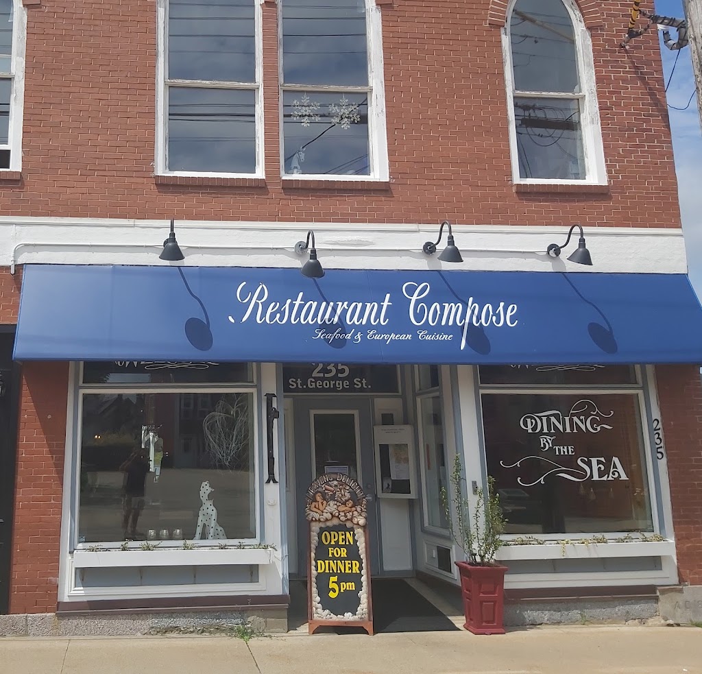 Restaurant Composé | 235 St George St, Annapolis Royal, NS B0S 1A0, Canada | Phone: (902) 532-1251