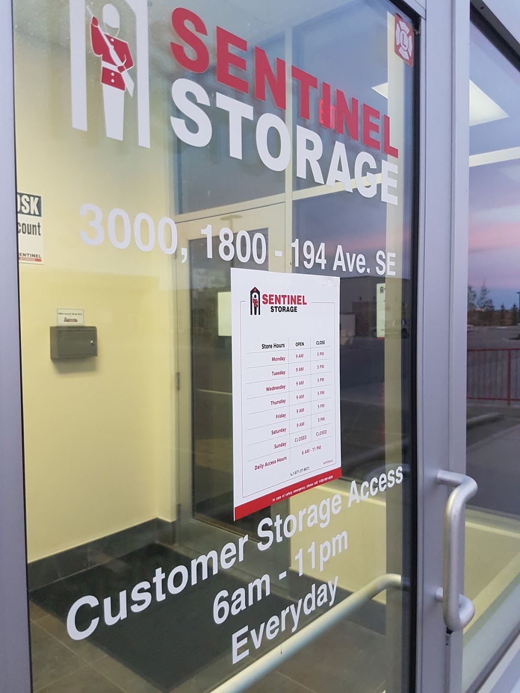 Sentinel Storage - Calgary Chaparral | 1800 194 Ave SE #3000, Calgary, AB T2X 0R3, Canada | Phone: (403) 258-0992