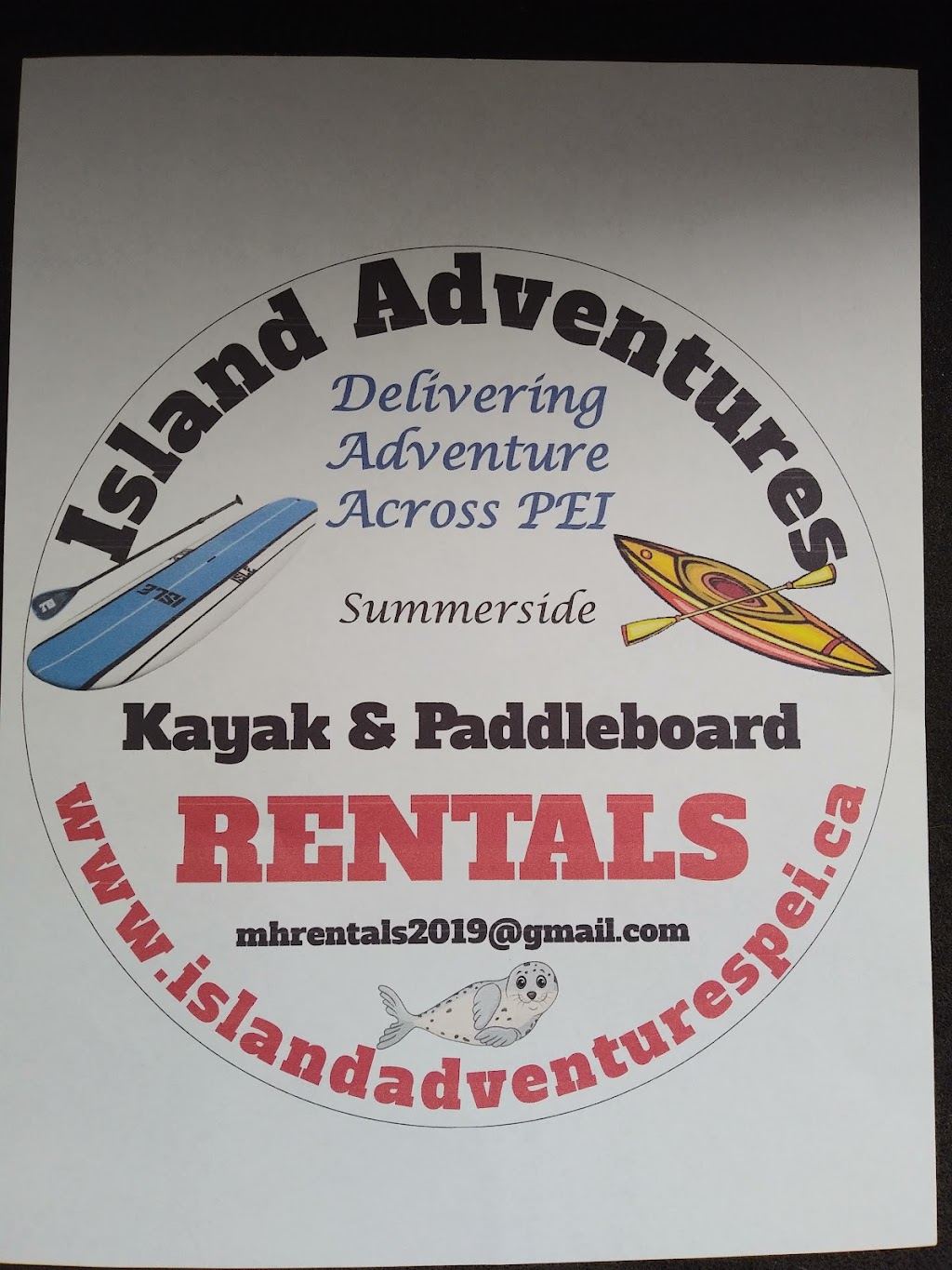 Island Adventures PEI | 71 Macwilliams Dr, Summerside, PE C1N 4L5, Canada | Phone: (902) 436-6615