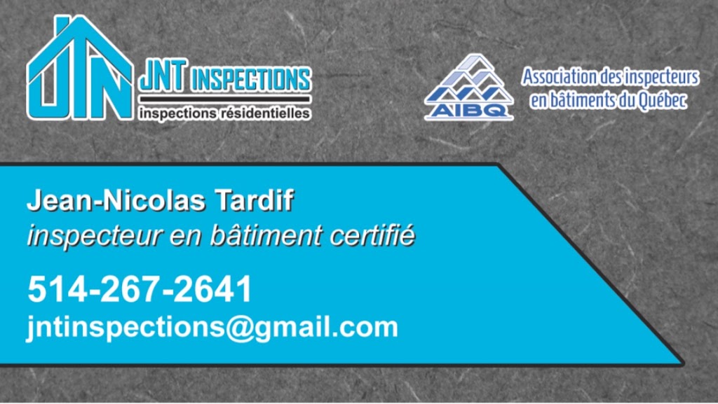 JNT Inspections Inc. | 32 203e Avenue De-la-Merci, Saint-Côme, QC J0K 2B0, Canada | Phone: (514) 267-2641