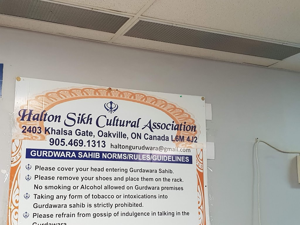Halton Gurdwara Sahib | 2403 Khalsa Gate, Oakville, ON L6M 4J2, Canada | Phone: (905) 469-1313