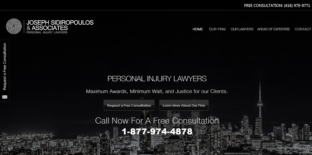 Joseph Sidiropoulos & Associates | 317 Adelaide St W Suite 1001, Toronto, ON M5V 1P9, Canada | Phone: (416) 979-9771