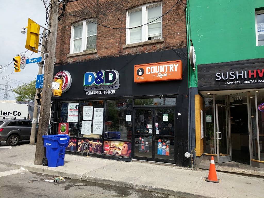 D&D Express Mart | 272 Dupont St, Toronto, ON M5R 1V7, Canada | Phone: (416) 923-3939