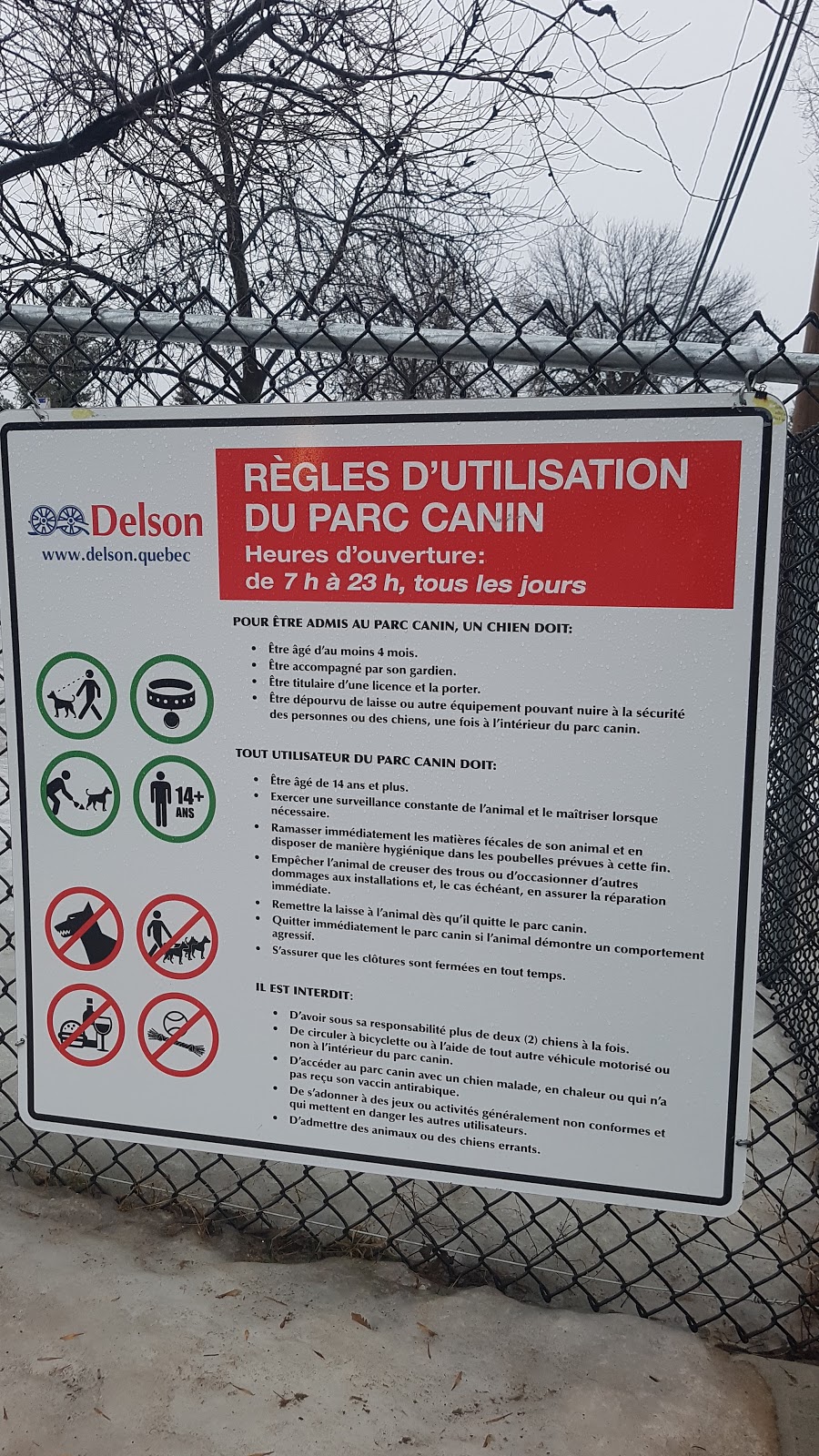 Parc canin Delson | Delson, QC J5B 1Y8, Canada