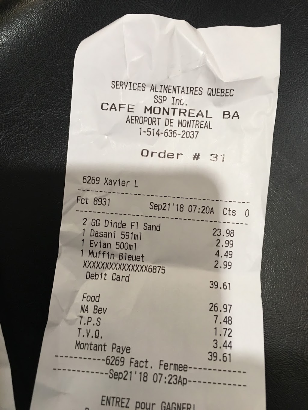 cafe montreal bagel | Pierre Elliott Trudeau International Airport, Dorval, QC H4Y 0A2, Canada | Phone: (514) 394-7377