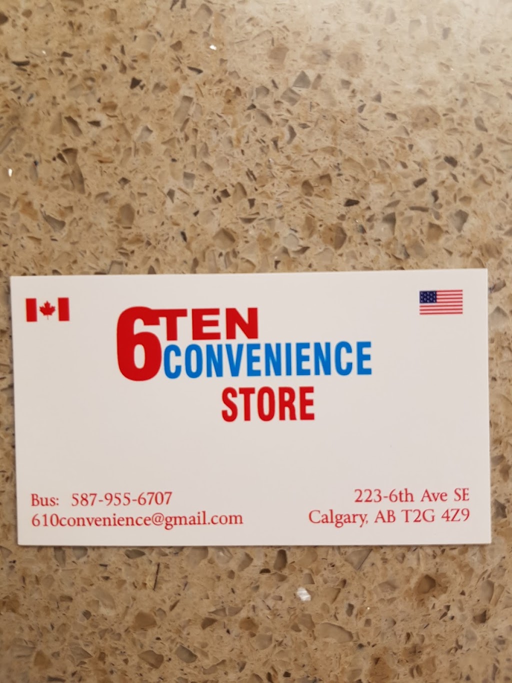 6 Ten Convenience Store | 223 6 Ave SE, Calgary, AB T2G 4Z9, Canada | Phone: (587) 955-6707