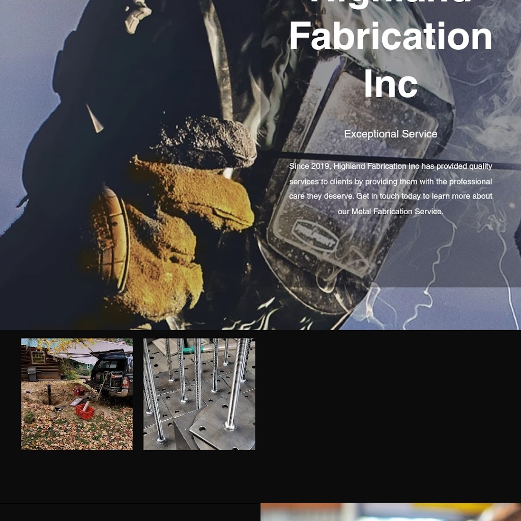 Highland Fabrication Inc | 1595 Old Donald Rd, Haliburton, ON K0M 1S0, Canada | Phone: (905) 441-8630