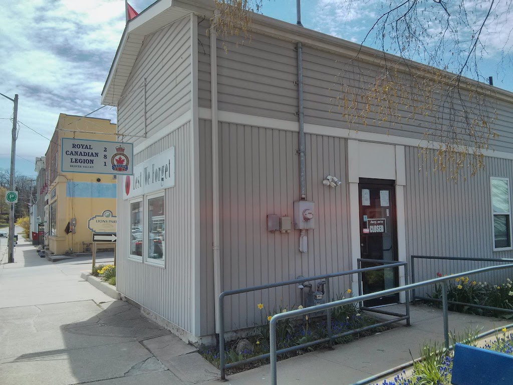 Royal Canadian Legion Branch 281 | 202 Marsh St, Clarksburg, ON N0H 1J0, Canada | Phone: (519) 599-3555