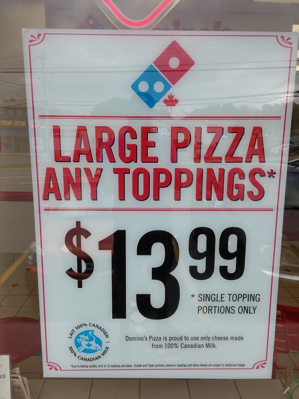 Dominos Pizza | 17 Commonwealth Ave, Mount Pearl, NL A1N 1W4, Canada | Phone: (709) 747-9444