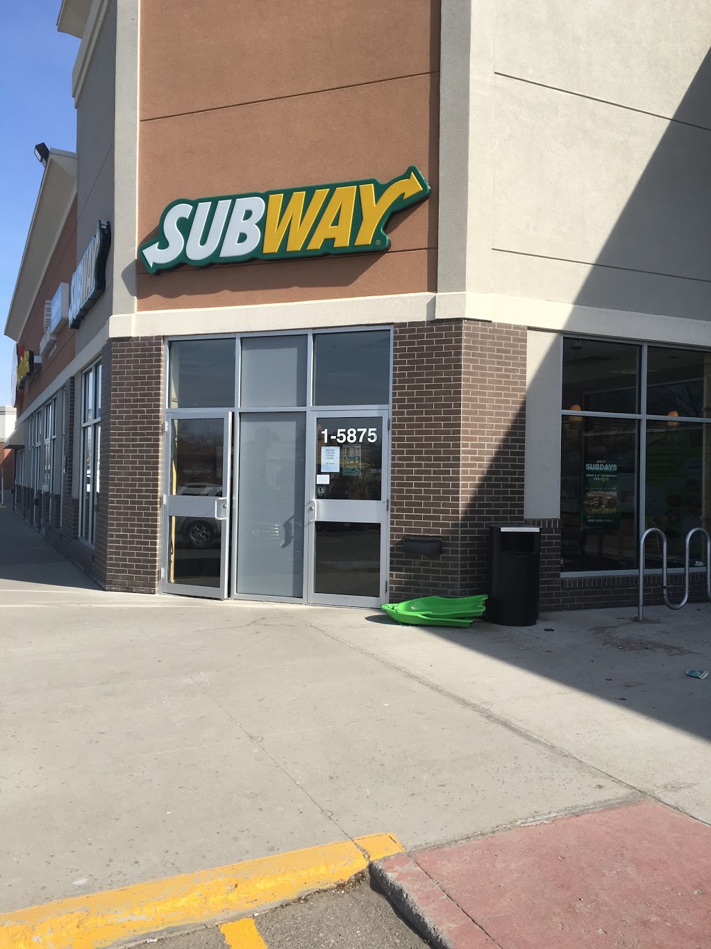 Subway | 5875 Rochdale Blvd, Regina, SK S4X 2P9, Canada | Phone: (306) 585-0403