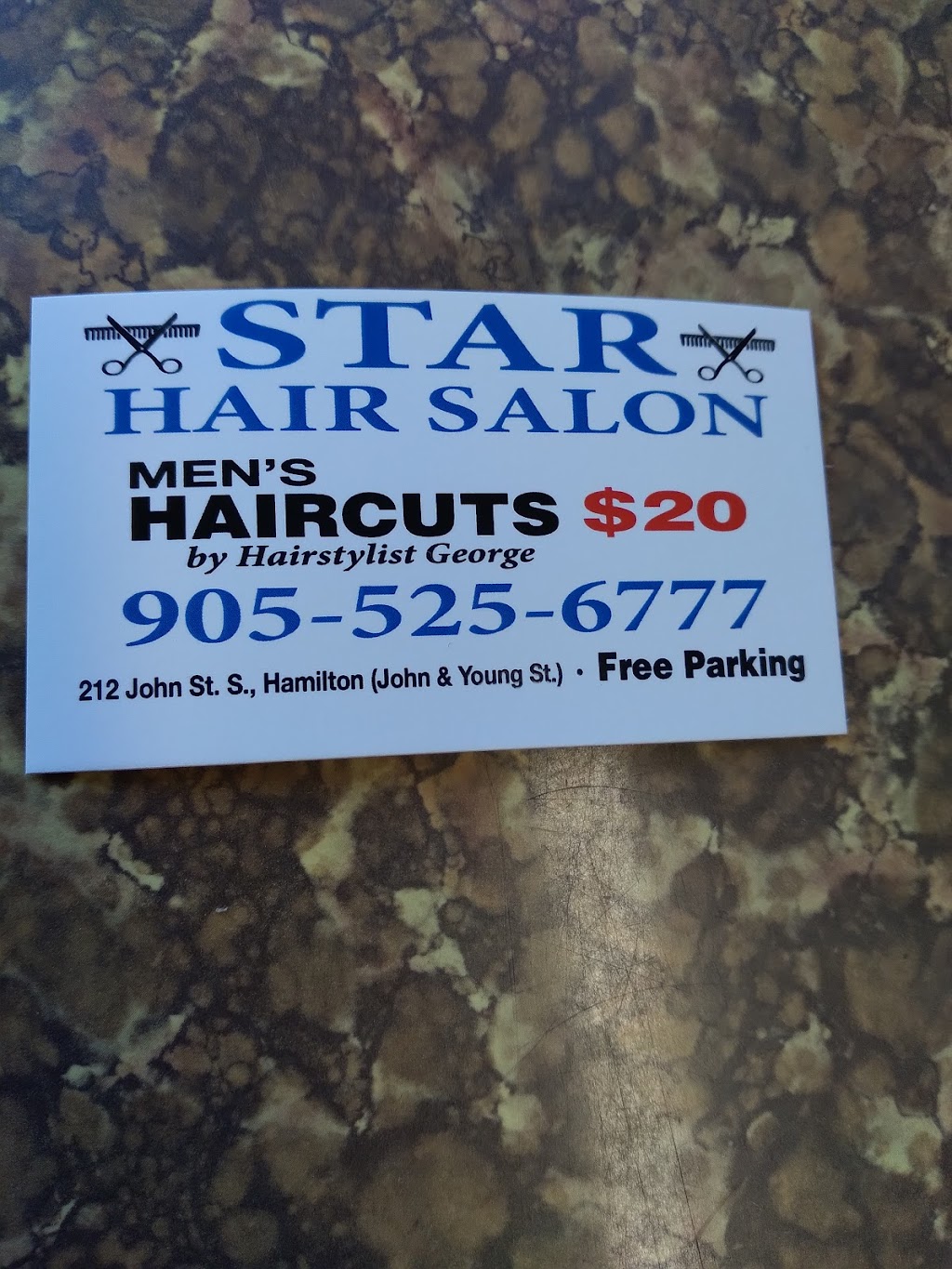 Star Hair Salon | 212 John St S, Hamilton, ON L8N 2C8, Canada | Phone: (905) 525-6777
