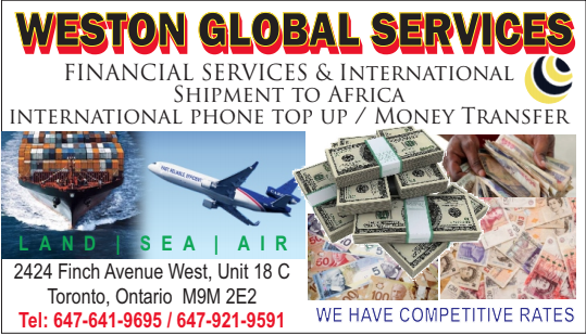 Weston Global Services | 2424 Finch Ave W #18c, North York, ON M9M 2E2, Canada | Phone: (647) 641-9695 Weston Global Services | 2424 Finch Ave W #18c, North York, ON M9M 2E2, Canada | Phone: (647) 641-9695