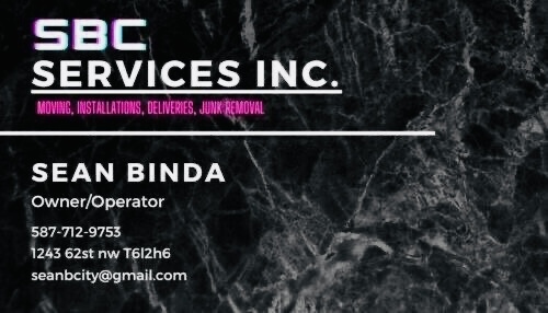 SBC Services | 1243 62 St NW, Edmonton, AB T6L 2H6, Canada | Phone: (587) 712-9753