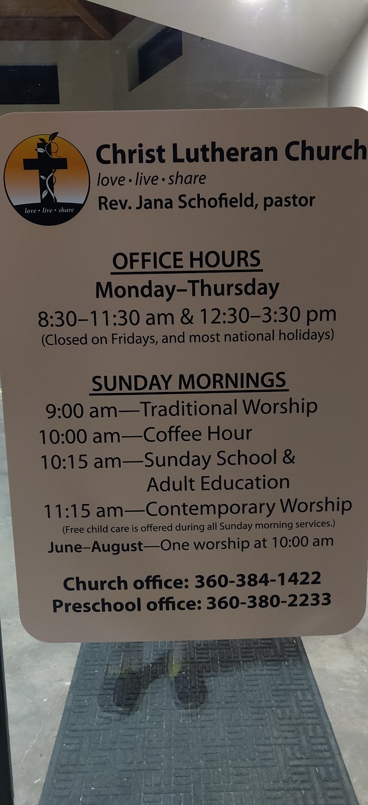 Christ Lutheran Church | 5904 Vista Dr, Ferndale, WA 98248, USA | Phone: (360) 384-1422