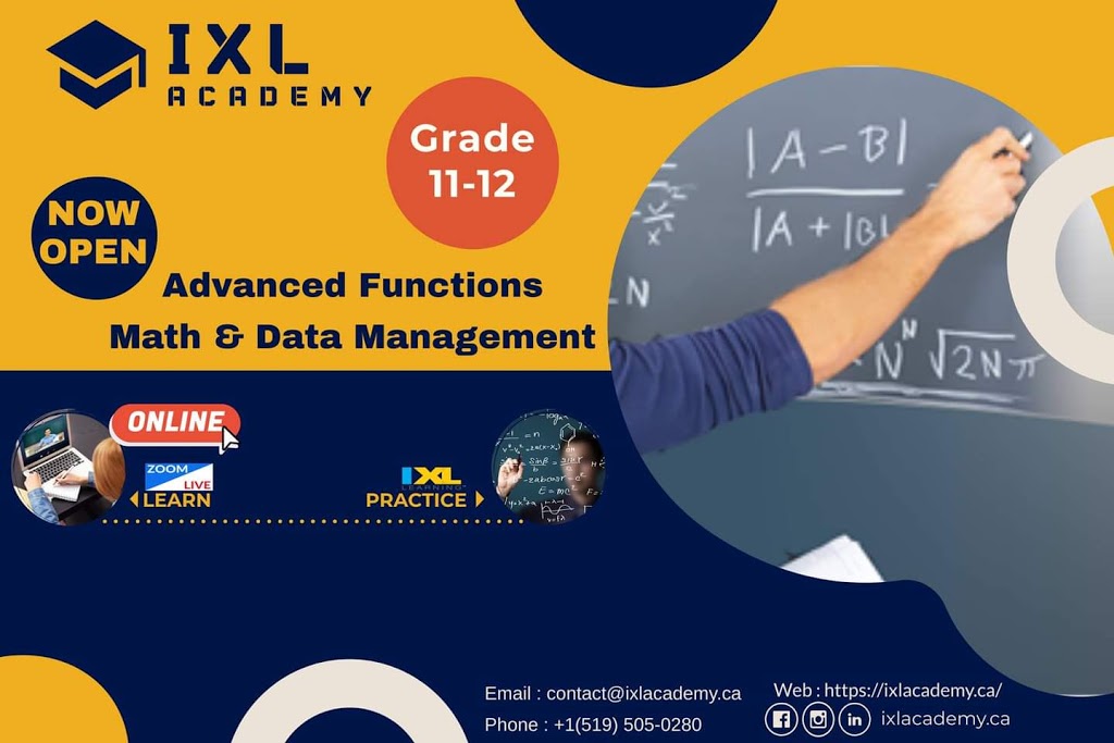 IXL Academy | 105 Pinnacle Dr, Kitchener, ON N2P 1B8, Canada | Phone: (519) 717-1742