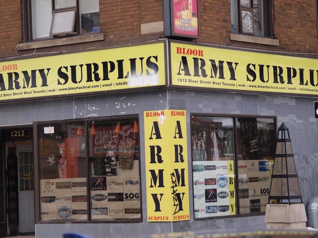 Bloor Army Surplus Inc | 1212 Bloor St W, Toronto, ON M6H 1N3, Canada | Phone: (647) 350-3322