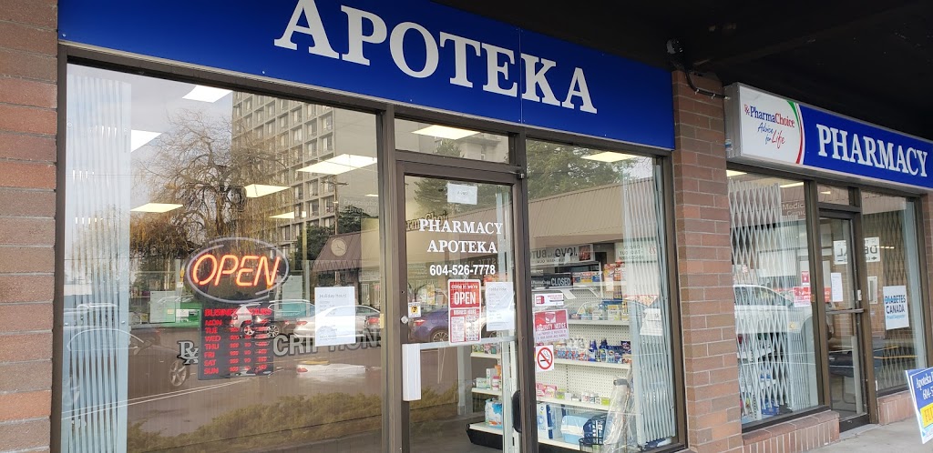 Apoteka Pharmacy | 7487 Edmonds St, Burnaby, BC V3N 1B3, Canada | Phone: (604) 526-7778