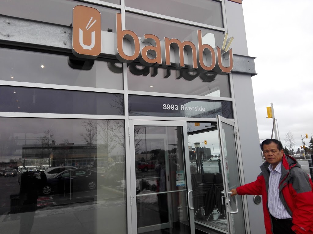 Bambu Restaurant | 3993 Riverside Dr, Ottawa, ON K1V 1E5, Canada | Phone: (613) 738-8800