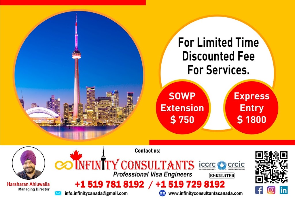 Infinity Academic & Immigration Consultants Inc. | 171 Resurrection Dr Unit-B, Kitchener, ON N2N 3H1, Canada | Phone: (519) 781-8192