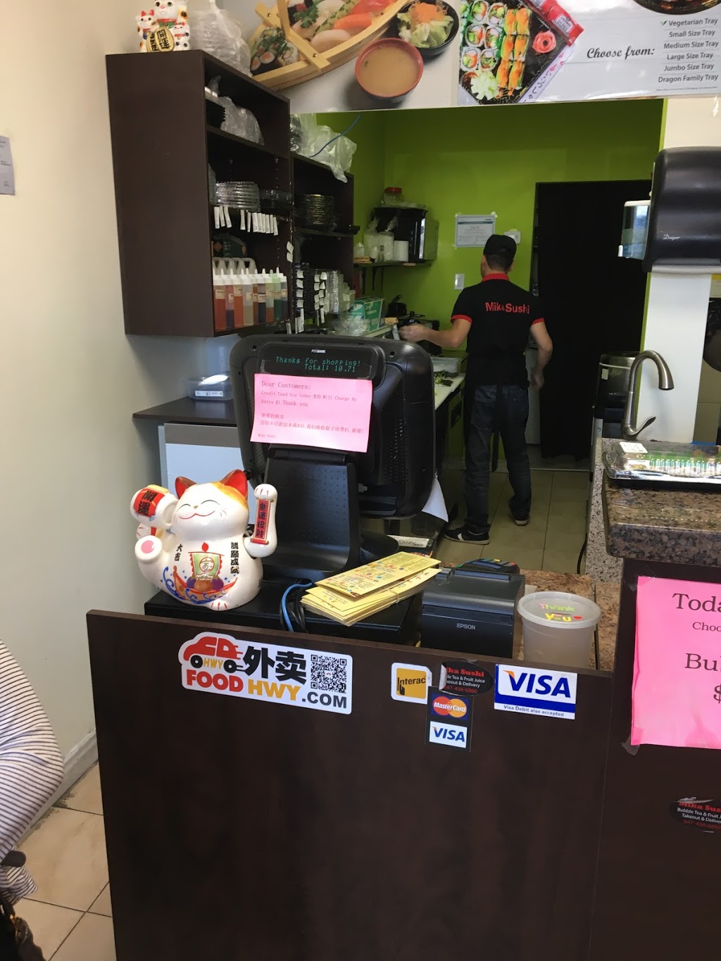 Mika Sushi | 3307 Sheppard Ave E, Scarborough, ON M1T 3K3, Canada | Phone: (647) 456-6860
