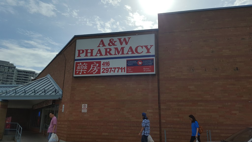 A&W Pharmacy | 250 Alton Towers Cir, Scarborough, ON M1V 3Z4, Canada | Phone: (416) 297-7711
