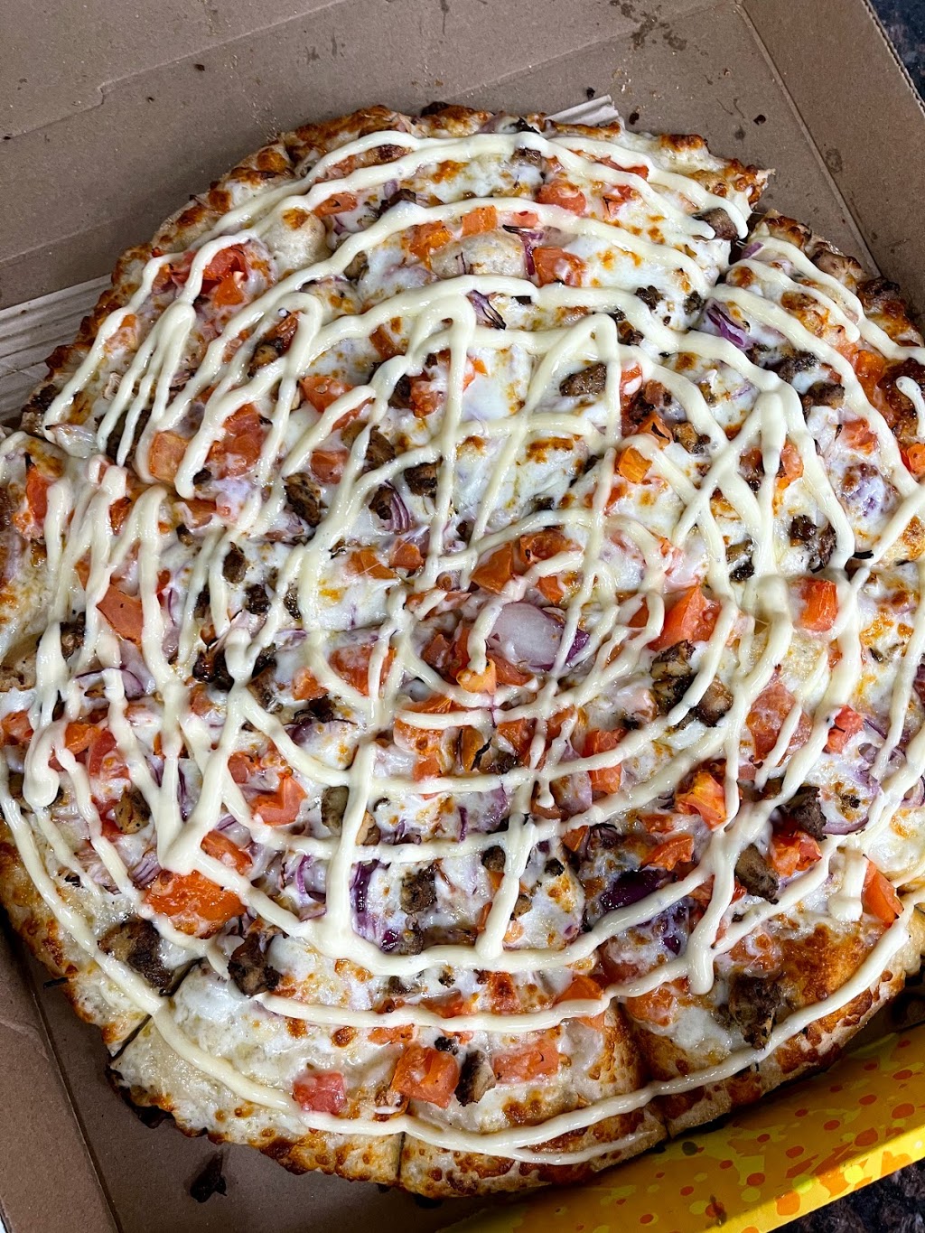 Ginos Pizza Brantford | 190 King George Rd, Brantford, ON N3R 4K3, Canada | Phone: (519) 751-1000