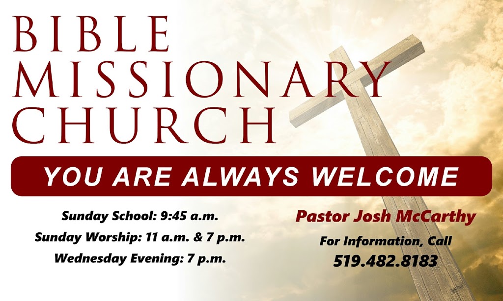 Bible Missionary Church | 35 Toronto Blvd, Clinton, ON N0M 1L0, Canada | Phone: (519) 482-8183