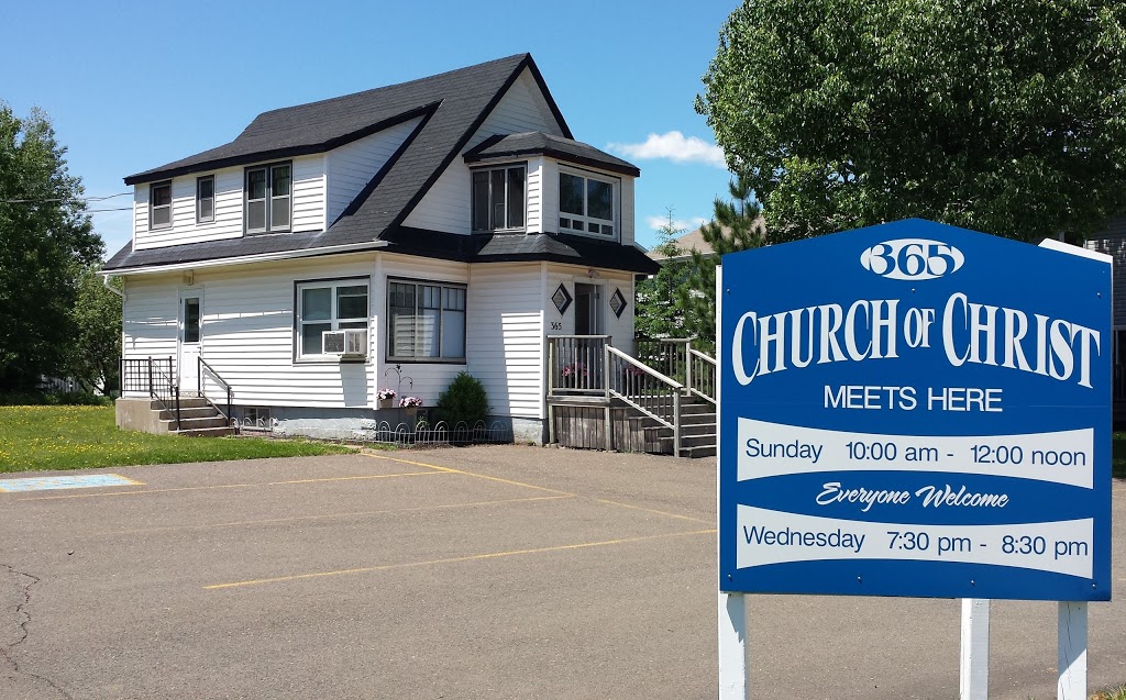 church of Christ | 365 Pine Glen Rd, Riverview, NB E1B 4J8, Canada | Phone: (506) 204-8360