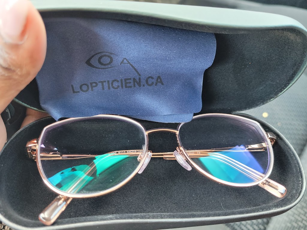 LOPTICIEN.CA Centre Duvernay | 3100 Blvd. de la Concorde E #57-58, Laval, QC H7E 2B8, Canada | Phone: (450) 661-5595