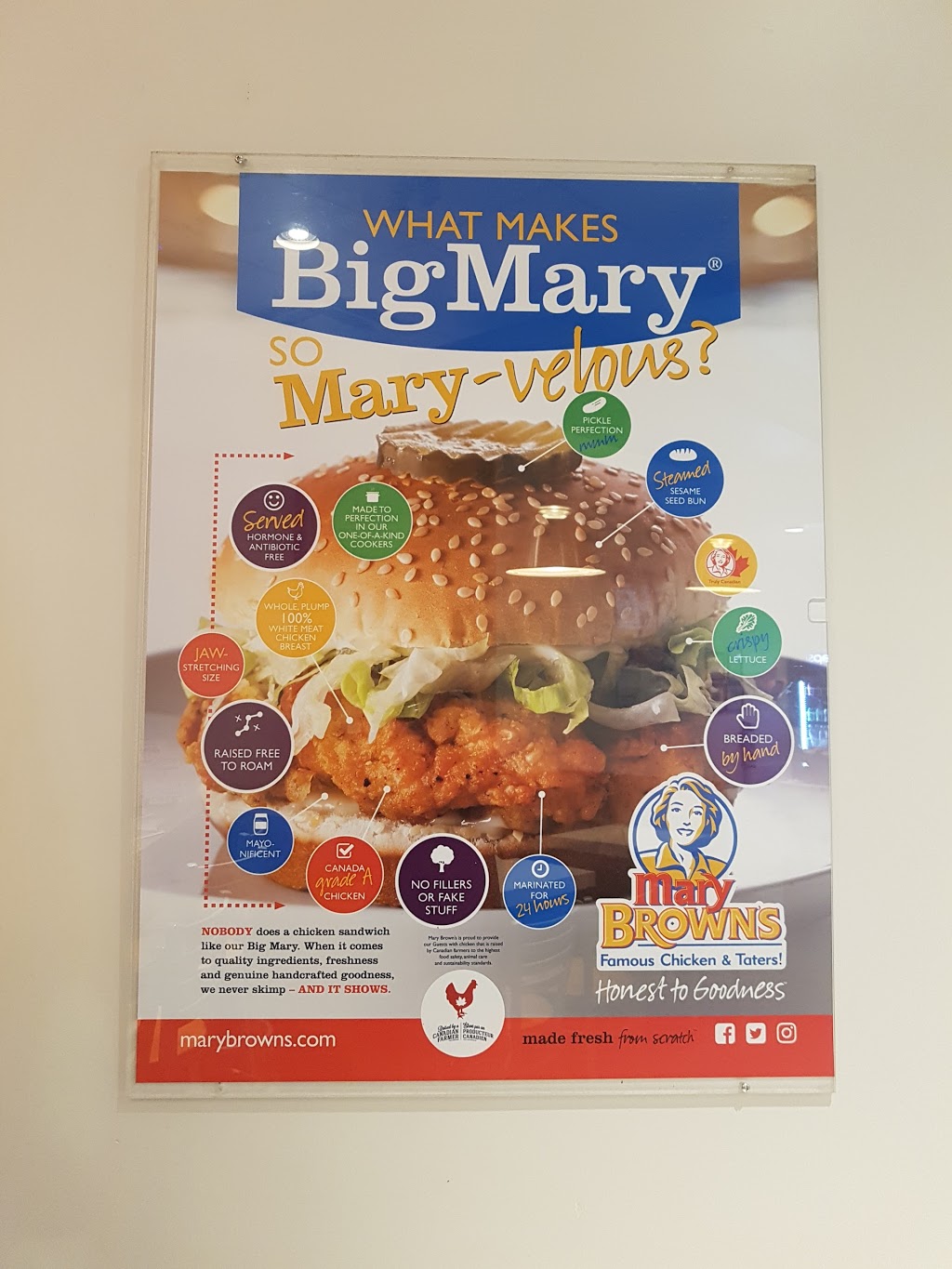 Mary Browns Chicken & Taters | 100 King St Unit 27, Spruce Grove, AB T7X 0J6, Canada | Phone: (780) 960-5030