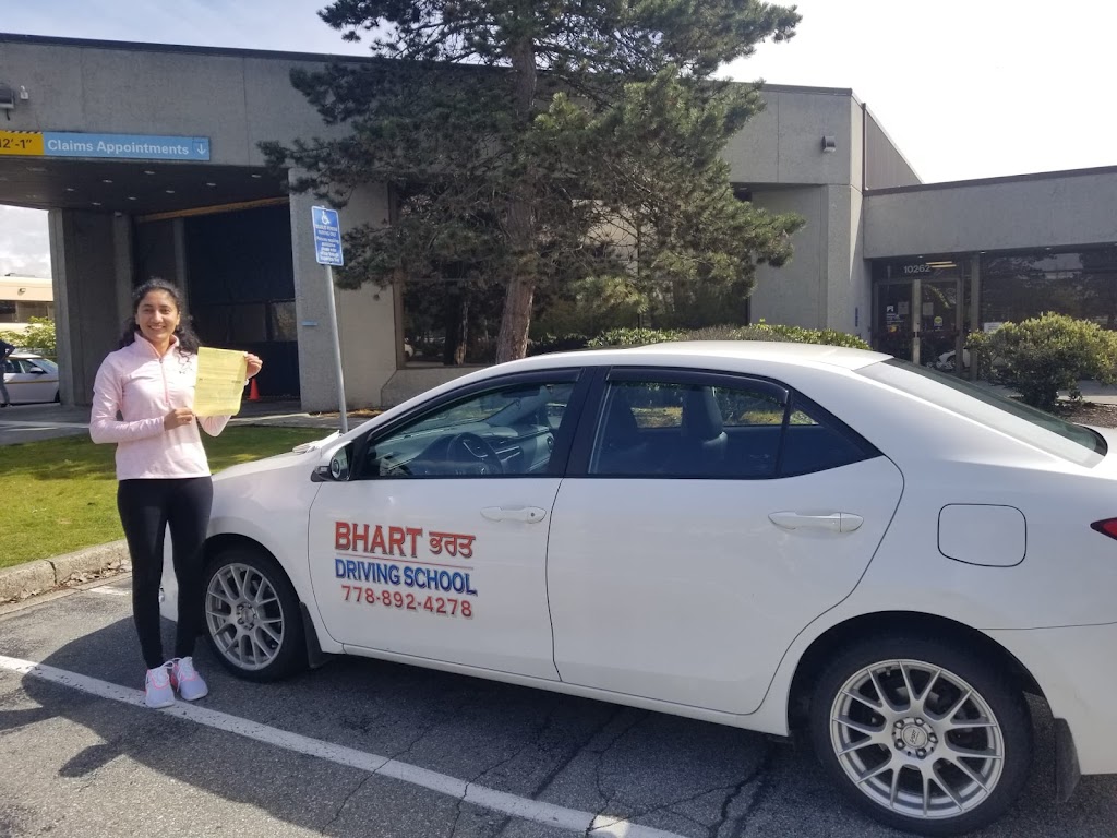 Bhart Driving School | 8101 Gibson Rd, Chilliwack, BC V2P 6H3, Canada | Phone: (778) 892-4278