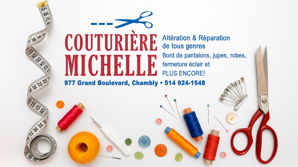 Couturière Michelle | 977 Grand Boulevard, Chambly, QC J3L 1W2, Canada | Phone: (514) 924-1548