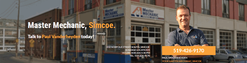 Master Mechanic Simcoe | 432 Norfolk St S, Simcoe, ON N3Y 2X2, Canada | Phone: (519) 426-9170