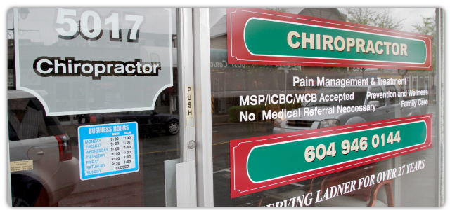 Ladner Chiropractic | 5017 48 Ave, Delta, BC V4K 1V9, Canada | Phone: (604) 946-0144