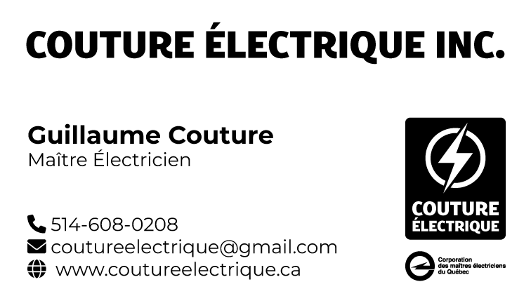 Couture Électrique | 1782 Rue Michel-Brouillet, Carignan, QC J3L 7S6, Canada | Phone: (514) 608-0208