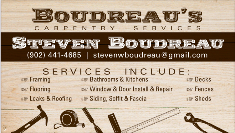 Boudreaus carpentry Service | 561 Herring Cove Rd, Halifax, NS B3R 1X3, Canada | Phone: (902) 441-4685