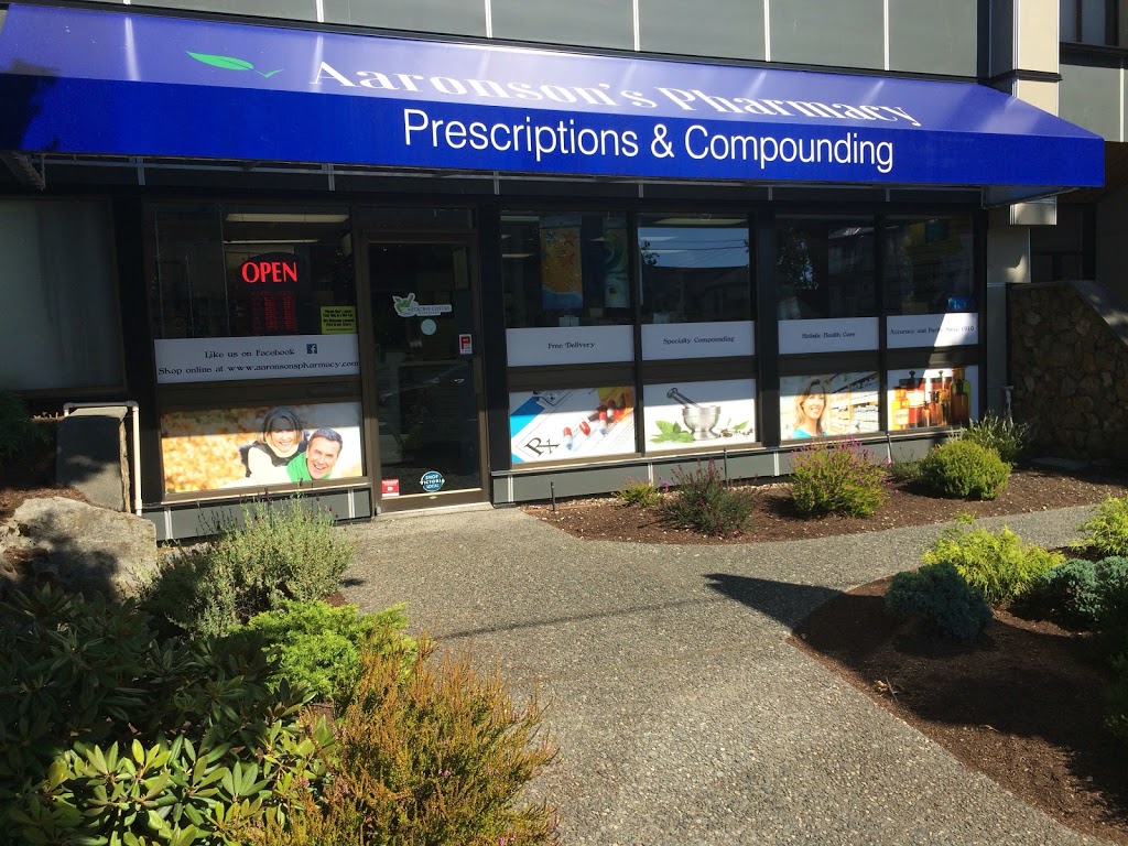 Aaronsons Compounding Pharmacy | 1711 Cook Street Suite 101, Central Park Medical Centre, Victoria, BC V8T 3P2, Canada | Phone: (250) 383-6511