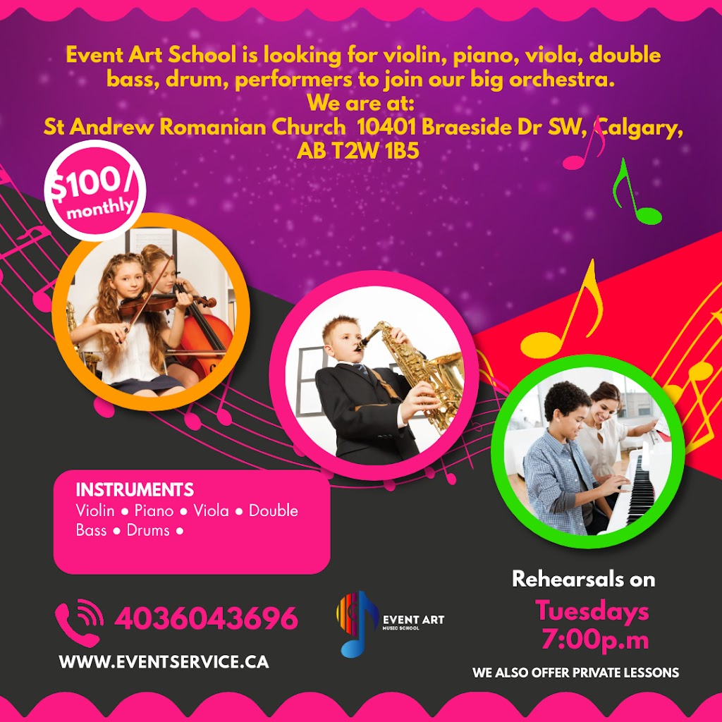 Event Art Violin Class | 739 Bracewood Dr SW, Calgary, AB T2W 3M3, Canada | Phone: (403) 604-3696