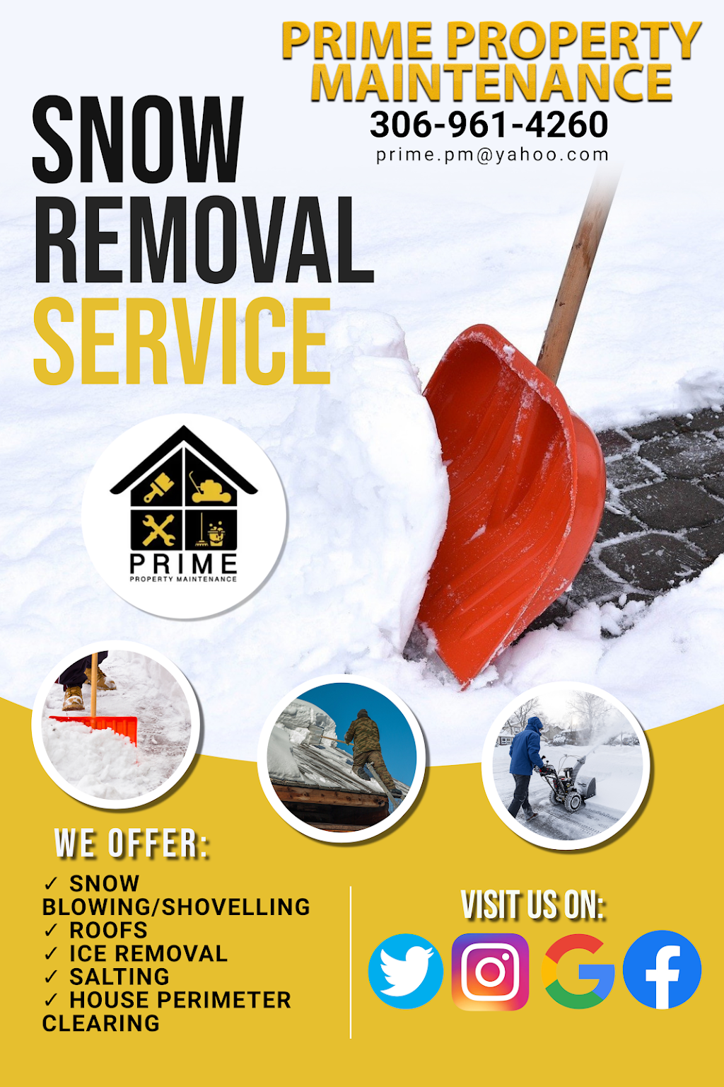 Prime Property Maintenance | 2338 McDonald Ave, Prince Albert, SK S6V 2V6, Canada | Phone: (306) 961-4260