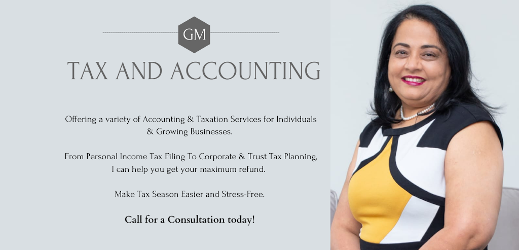GM TAX AND ACCOUNTING | 49 Hubbell Rd, Brampton, ON L6Y 1P3, Canada | Phone: (416) 906-7889
