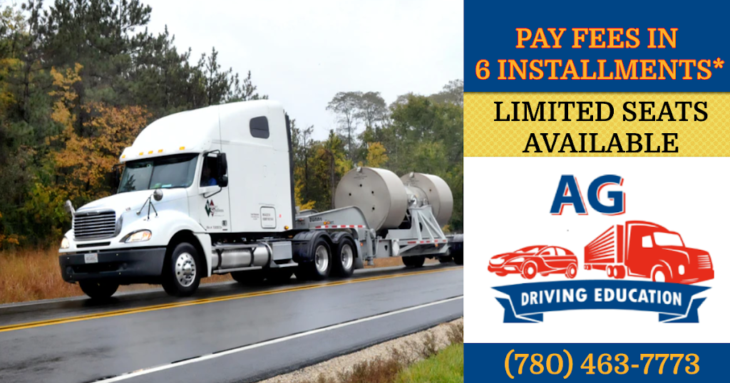 AG DRIVING EDUCATION | 3530 78 Ave NW, Edmonton, AB T6B 2X9, Canada | Phone: (780) 463-7773