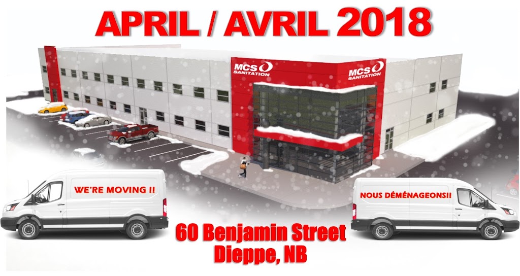 MCS Sanitation | 60 Benjamin St, Dieppe, NB E1A 9W6, Canada | Phone: (506) 389-2020