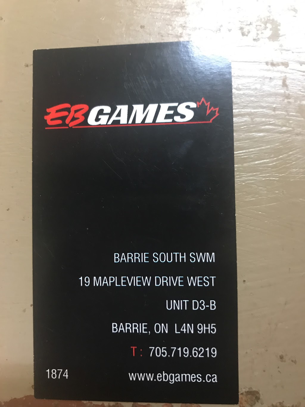 EB Games | 35 Mapleview Dr W, Barrie, ON L4N 9H5, Canada | Phone: (705) 719-6219