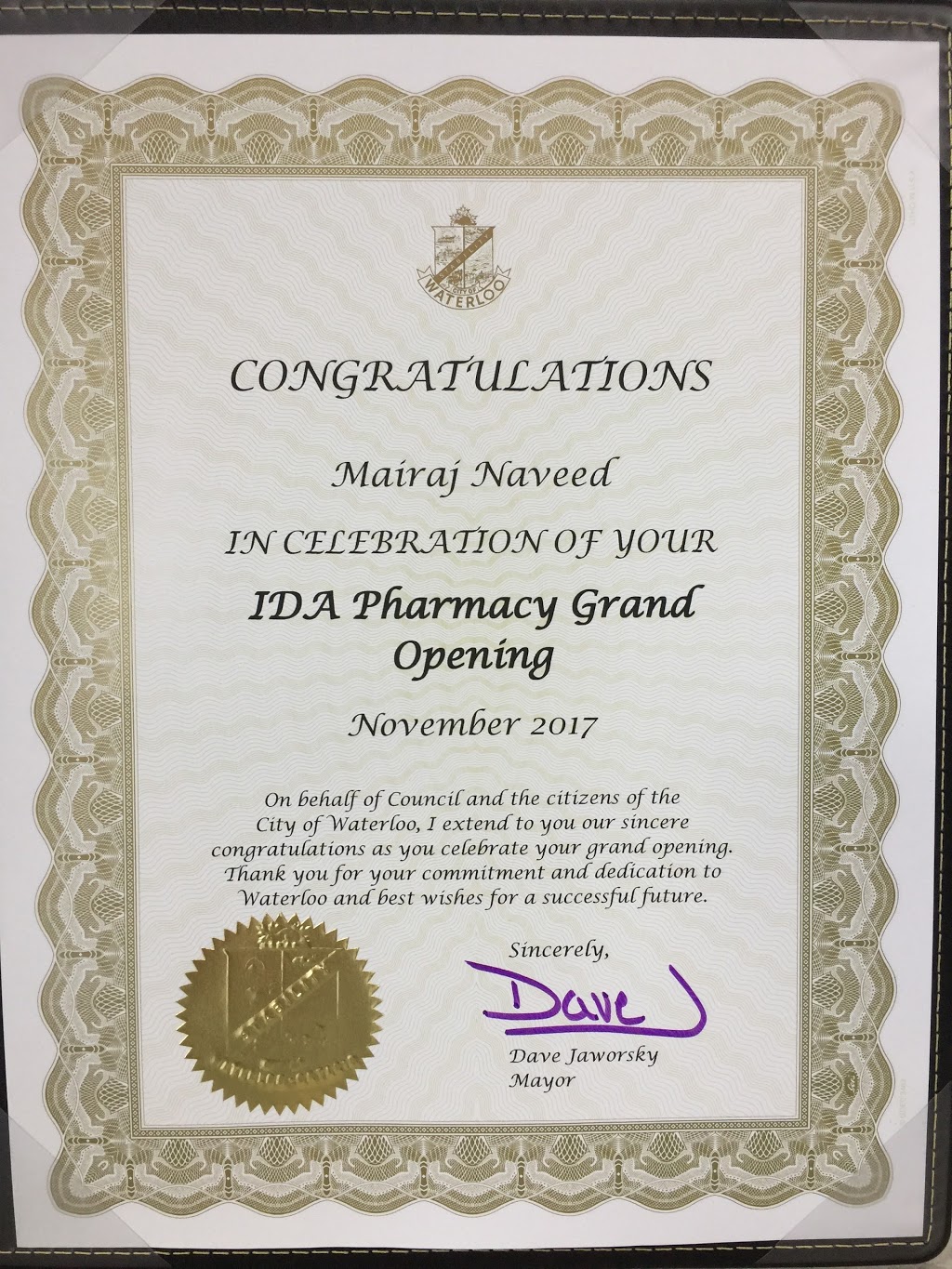 Erb St. IDA Pharmacy | 347 Erb St W, Waterloo, ON N2L 1W4, Canada | Phone: (519) 208-1133