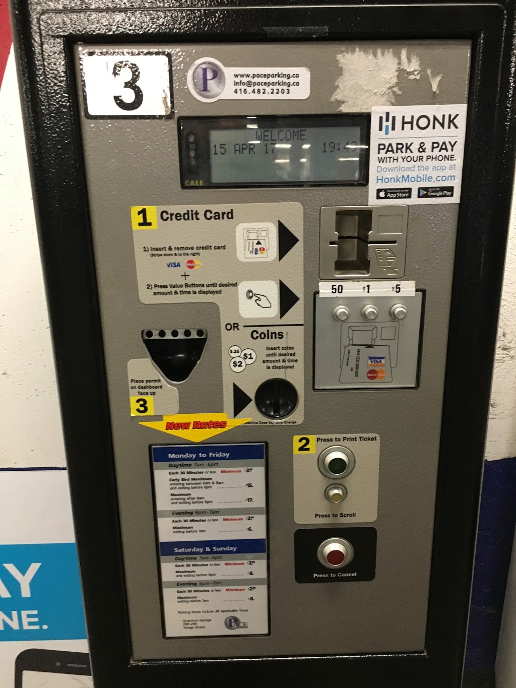 ​Pace Parking Ltd | 920 Yonge St, Toronto, ON M4W 3C7, Canada | Phone: (416) 482-2203