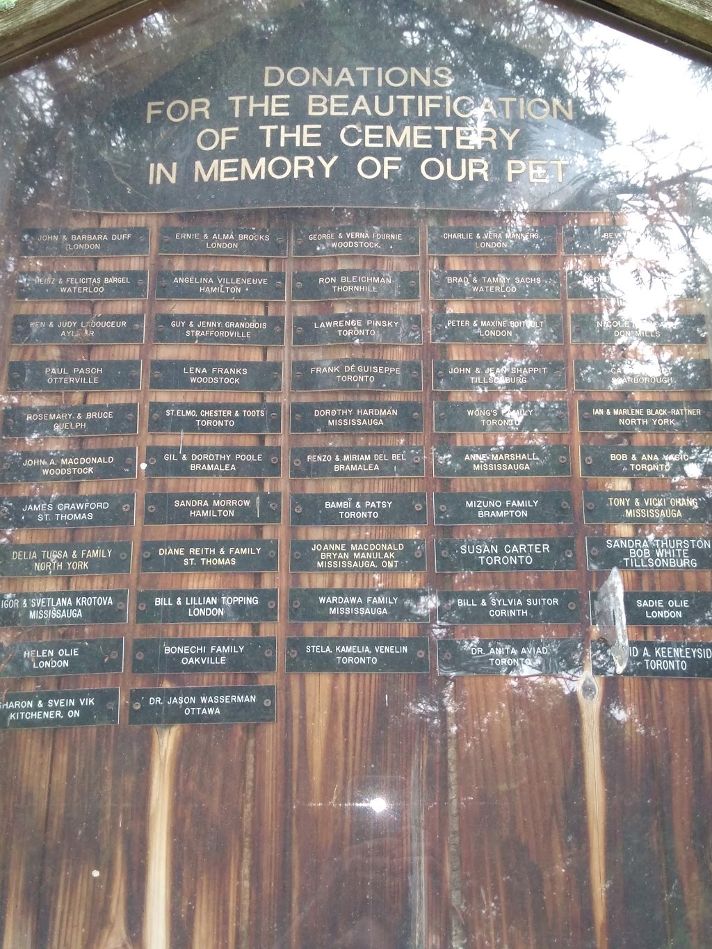 Sandy Ridge Pet Cemetery | 11210 Ridge Line, Eden, ON N0J 1H0, Canada | Phone: (800) 227-6915