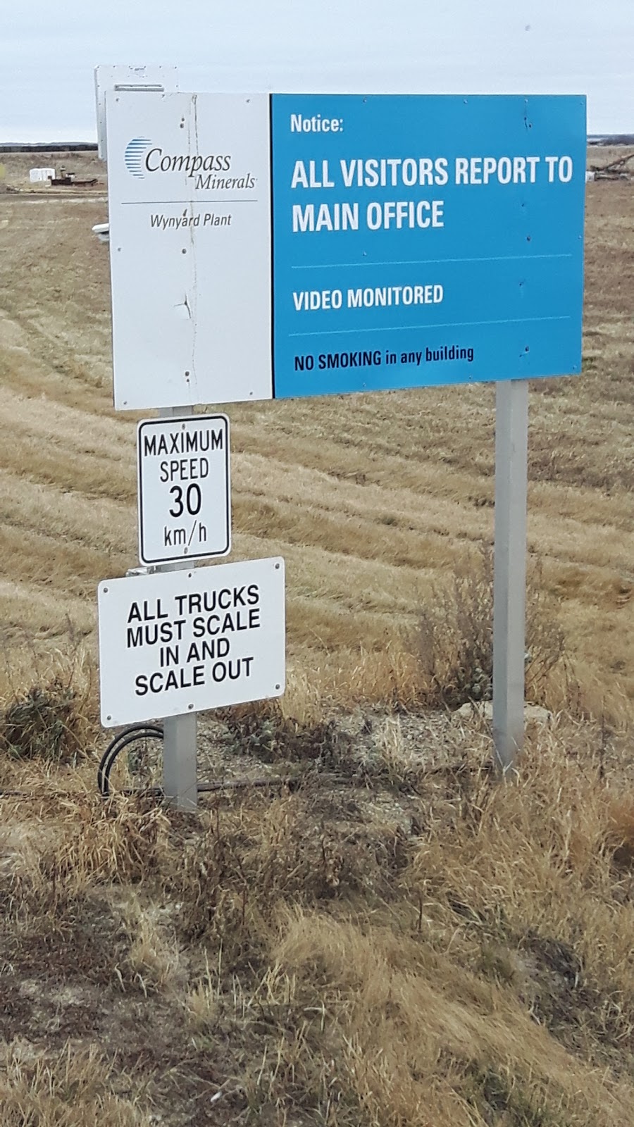 Compass Minerals Wynyard Inc. | R M, 2 Big Quill Rd, Wynyard, SK S0A 4T0, Canada | Phone: (306) 554-3322